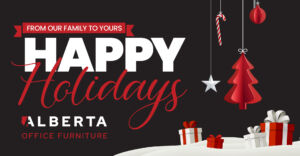 Modern office furniture Calgary - Happy Holidays