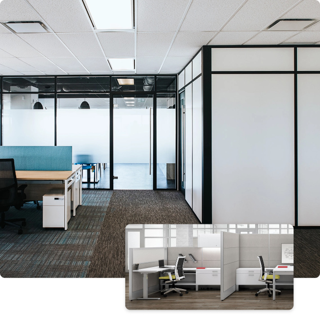 Modern office desk for professional workspace