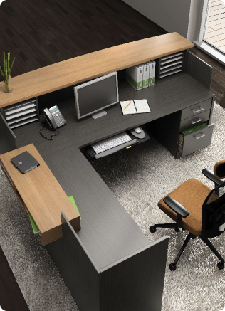 Modern office desk for professional workspace