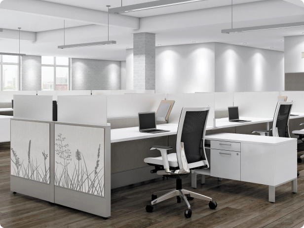 Professional office desk - modern workspace furniture
