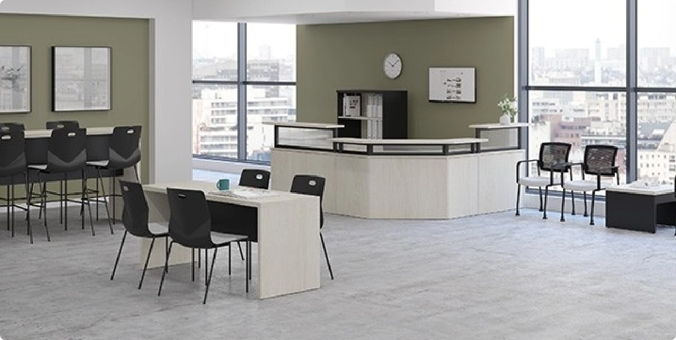 Commercial office furniture and design services