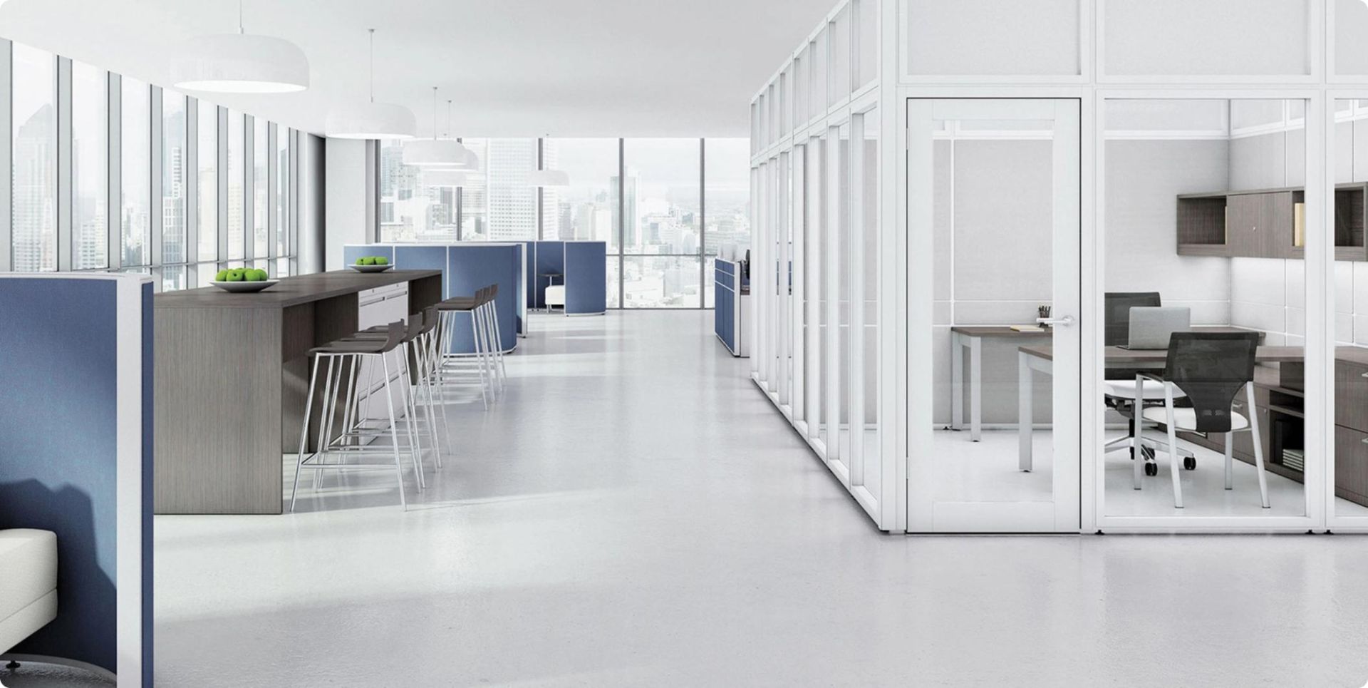 Commercial office furniture and design services