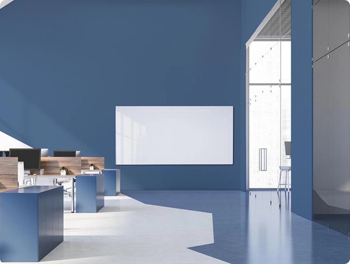 Modern office furniture Calgary - carrousel 3 verre blanc x0@2x