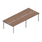 Ionic 4 Person Workstation - Alberta Office Furniture office furniture