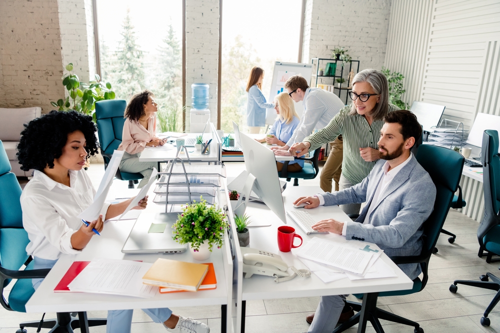 Collaborative office space layouts