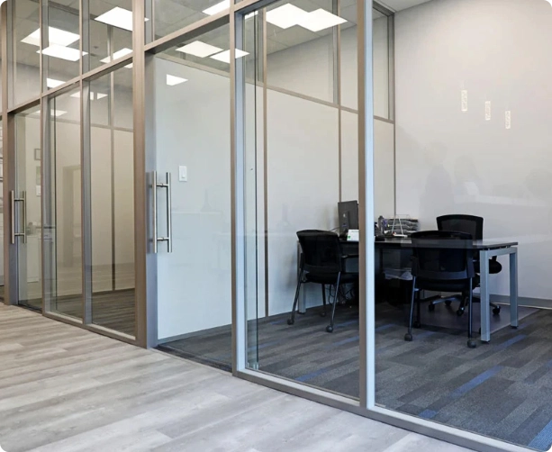 Conference room windows