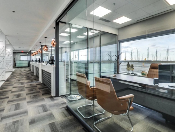 Meeting area and room